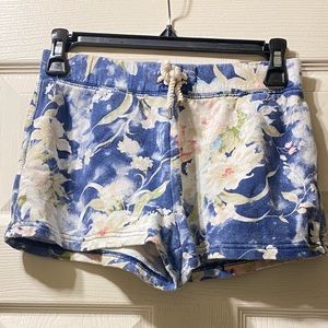 Polo girls, large size floral shorts